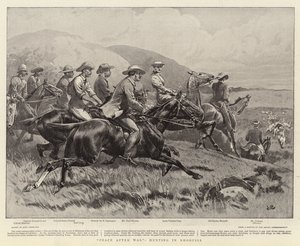 La paix après la guerre, chasse en Rhodésie